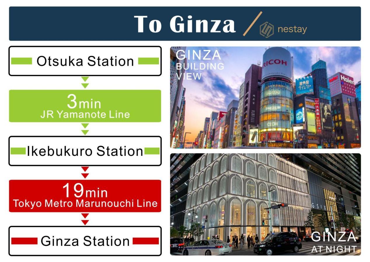Nestay Inn Tokyo Otsuka 403 Bagian luar foto
