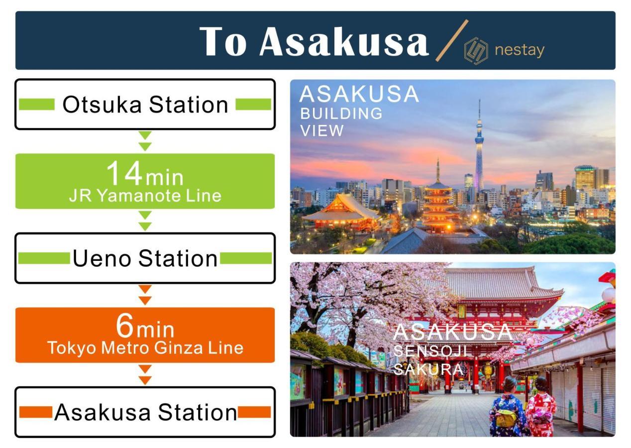 Nestay Inn Tokyo Otsuka 403 Bagian luar foto